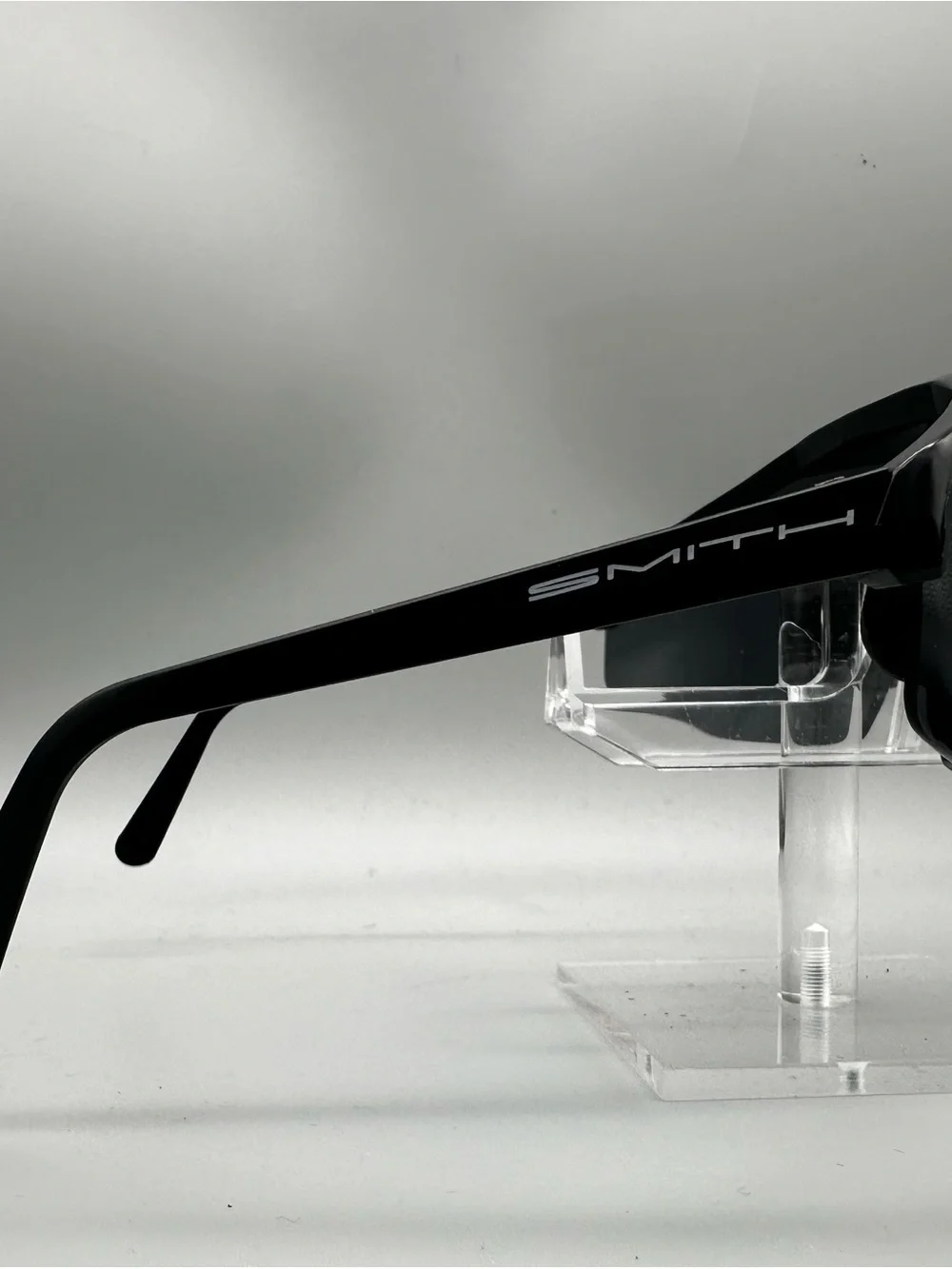 Smith Sport Shield Sunglasses Black Wrap Around Shield Lens Mens Cycling Running